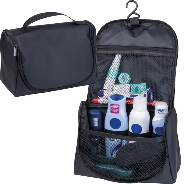 Cosmetic bag – with hanging hook NOAH - Black