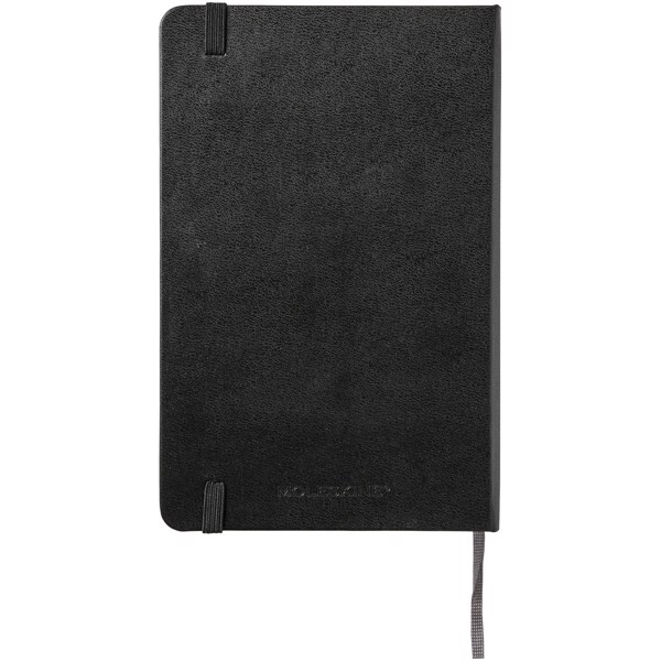 Moleskine Classic M hard cover notebook - ruled - Solid Black