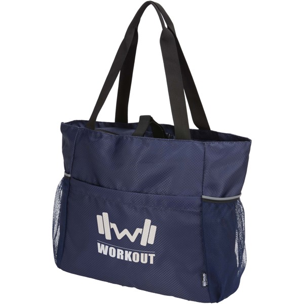 Sac shopping Varyon yoga de 18 L en matériaux recyclés certifiés GRS - Marine