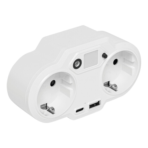 Napájací adaptér USB s nočným svetlom