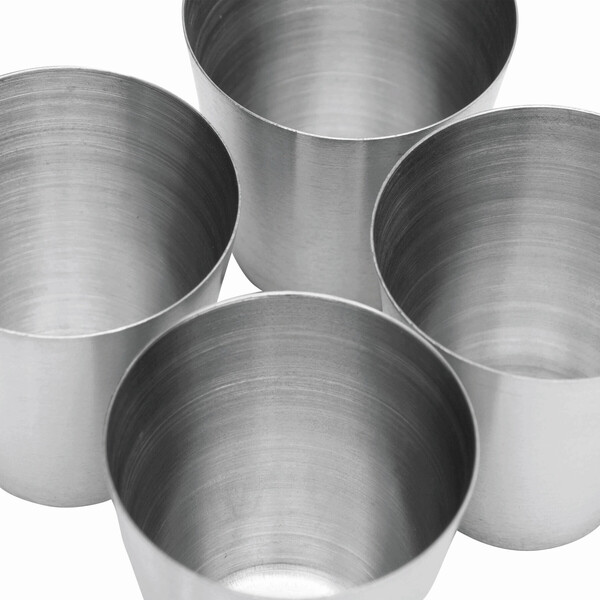 7 Piece Stainless Steel Hip Flask Set Gentleman