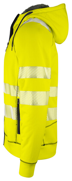 6130 Hoodjacket YELLOW/BLACK L