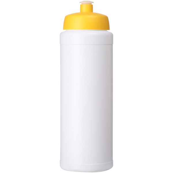 Bouteille de sport Baseline® Plus 750ml couvercle sport - Blanc / Jaune