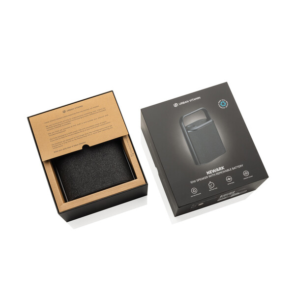 Urban Vitamin Newark RCS 10W speaker with removable battery - Black