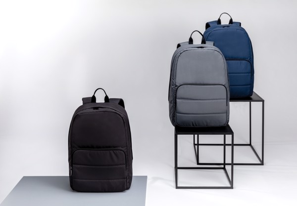 Sac à dos ordinateur 15,6" Impact en rPET AWARE™ - Bleu Marine