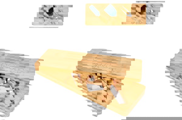 3pc Bamboo cheese serving set