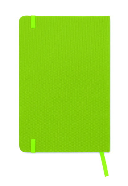 Carnet A5 couverture RPET 600D Note Rpet - Lime