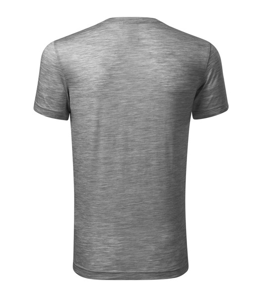 Tričko Pánske Malfini Premium® Merino Rise - Tmavosivý Melír / 2XL