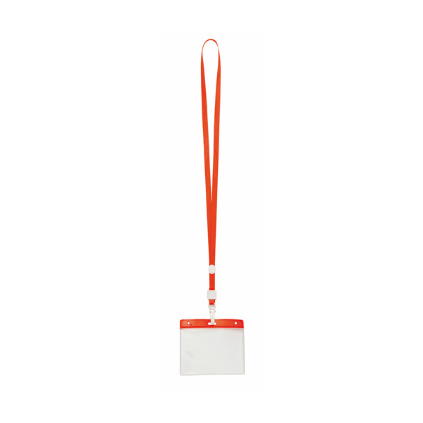 Identificador Lanyard Maes - Rojo