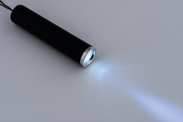 Latarka plastikowa Sanlight - Czarny