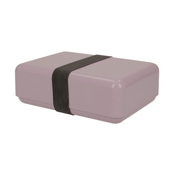 Boîte À Déjeuner Bio "Match", Réutilisable - Lilas / Noir