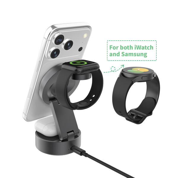 Quantum RCS 25W ultra-fast wireless 3-in-1 charger