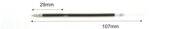 X20 pen refill, 107 mm