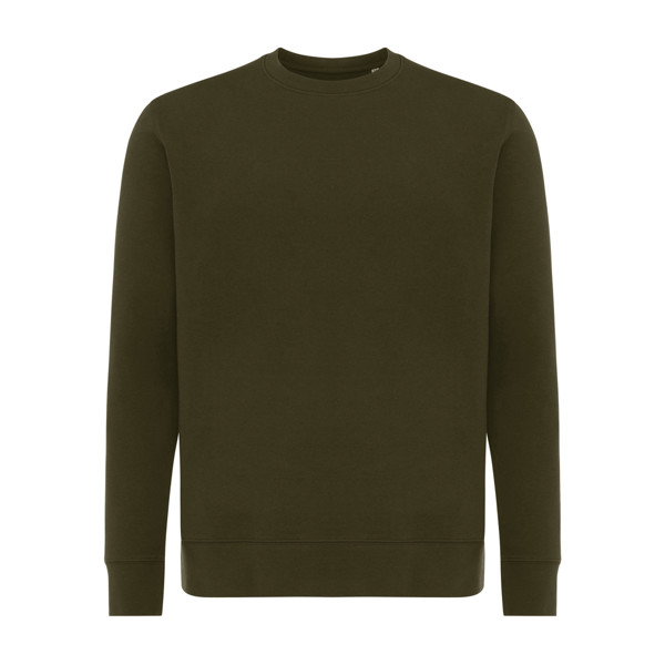 Lehká mikina Iqoniq Etosha z recykl. bavlny - Khaki / XXXL