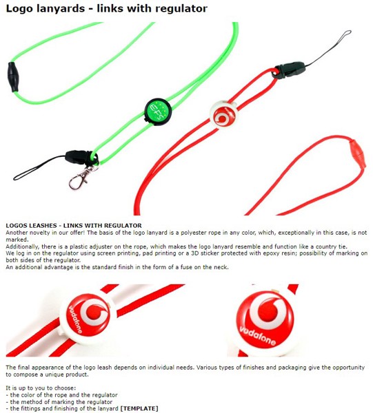 Lanyards - custom made