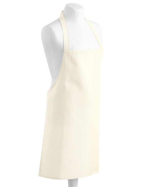 Fairtrade Cotton Junior Craft Apron - Natural / Pistachio / ONE SIZE