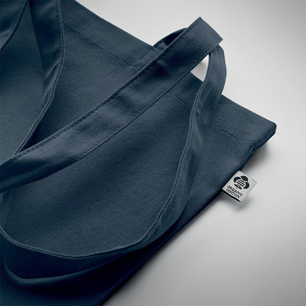 Coco canvas shopping bag organic cotton, 270 g/m² - Blue