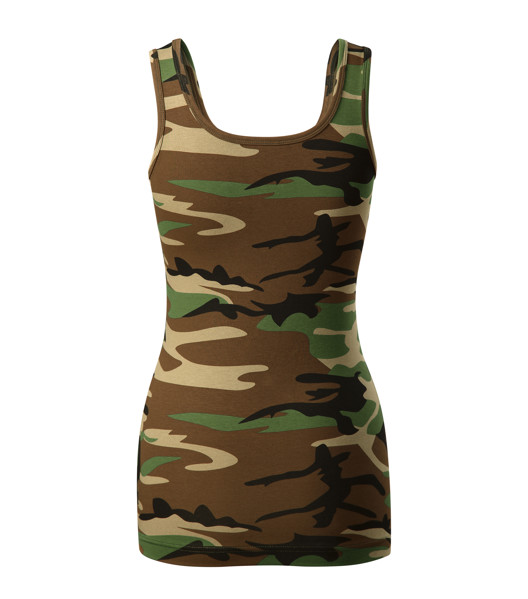 Tílko Dámské Malfini® Camo Triumph - Camouflage Brown / XS