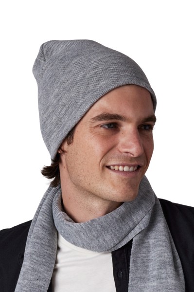 Knitted Beanie - Alloy Grey Heather