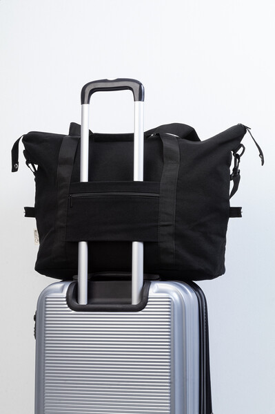 Újrahasznosított Vászon Utazótáska Rebyss Travel - Black