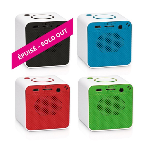 HAUT PARLEUR, ENCEINTE BT SANS FIL 3 W - Rouge