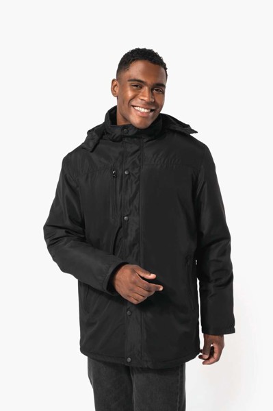 Parka With Removable Hood - S