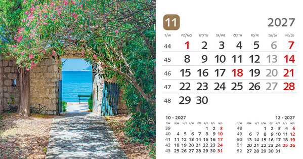 Stolni kalendar – Croatia