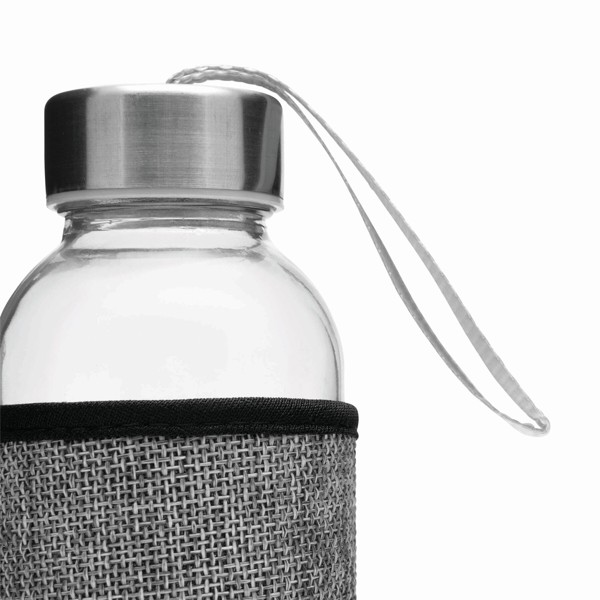 Glas-Trinkflasche Take Juty - Grau
