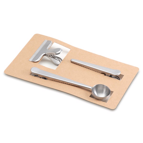 Kaffi measuring spoon and clips set