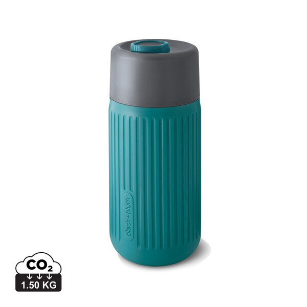 Cestovní skleněný hrnek 340 ml Black+Blum - Tyrkysová