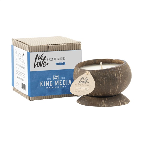 We Love The Planet Coconut Candle bougie - Arctic White