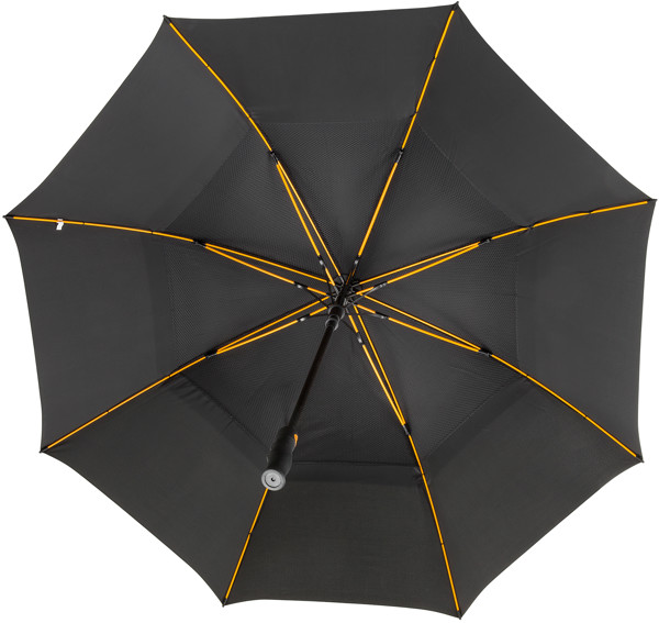 FALCONE - Parapluie tempte - Automatique - Impermable au vent -  130 cm - Noir