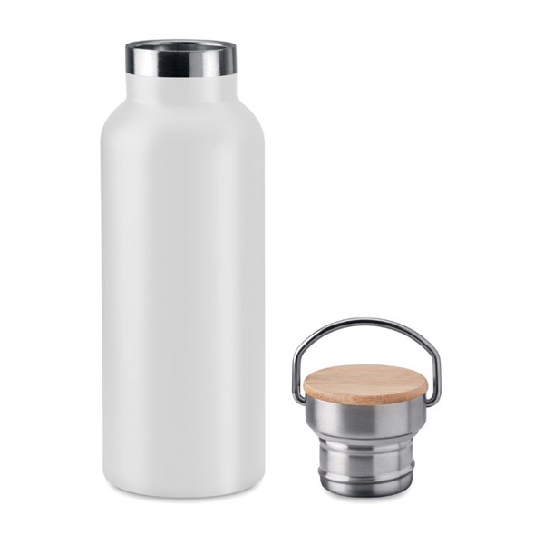 Double wall flask 500 ml Helsinki - White