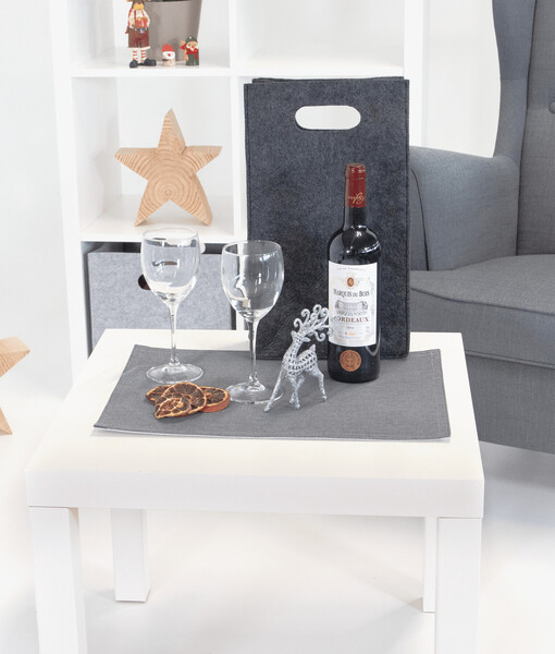 Felt Bottle Bag Chablis