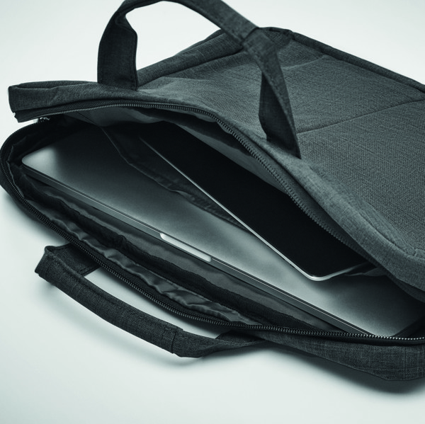 Stockholm torba za prenosni računalnik, 15 inch, 360D poliester - Siva