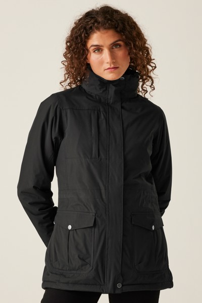 Women's Darby Iii Insulated Parka Jacket - Black / S