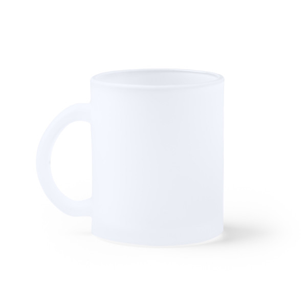 Personalised glass mug 350 ml ice effect