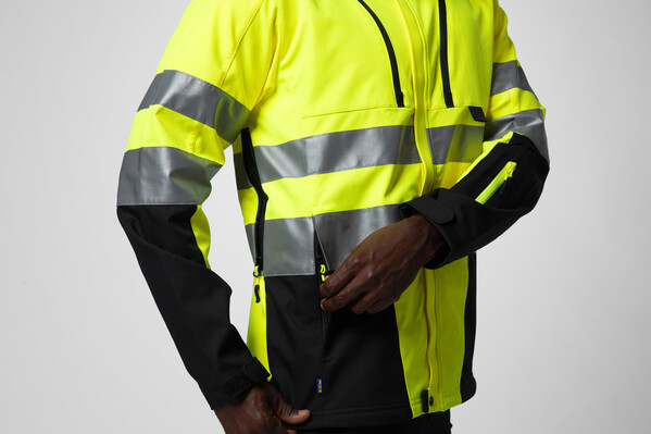 6420 Padded Jacket HV Yellow/Black S