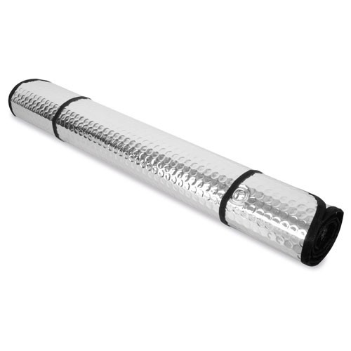 METALLIC CAR SUNSHADE 130x80CM “ATON” - Black