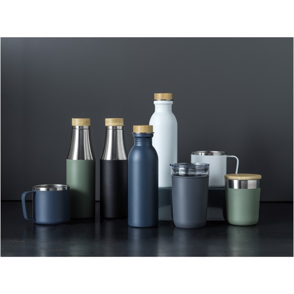 Kalix 650 ml Sportflasche aus Edelstahl - weiss