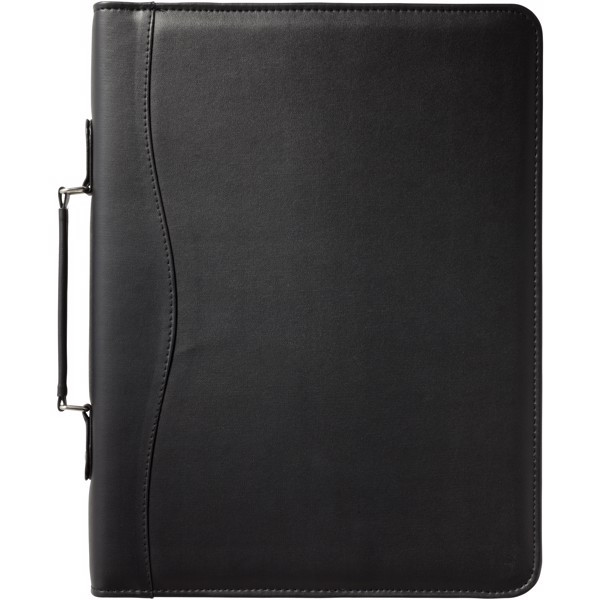Ebony A4 briefcase portfolio - Solid Black