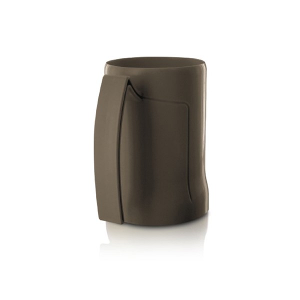 MUG CHOPE DE BIERE PLASTIQUE (ABS) 50 cl RAS BORD - Beige fonce