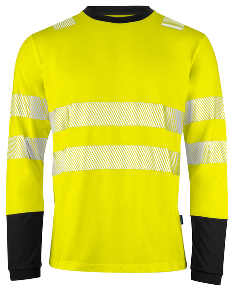 6014 L.S. T-shirt Yellow/black 3XL