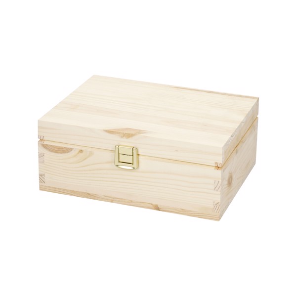 Wooden Box "Pino", Small Without Dividing Compartments
