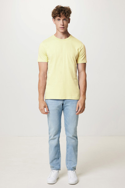 Tričko Iqoniq Brett z recykl. bavlny - Cream Yellow / XS