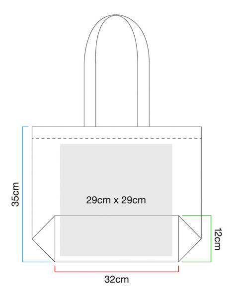 Organic Cotton Shopper - White / ONE SIZE