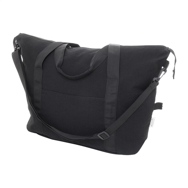 Újrahasznosított Vászon Utazótáska Rebyss Travel - Black