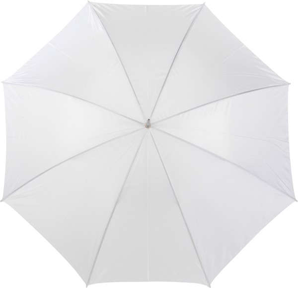 Parapluie grand golf en polyester 190T Rosemarie - White