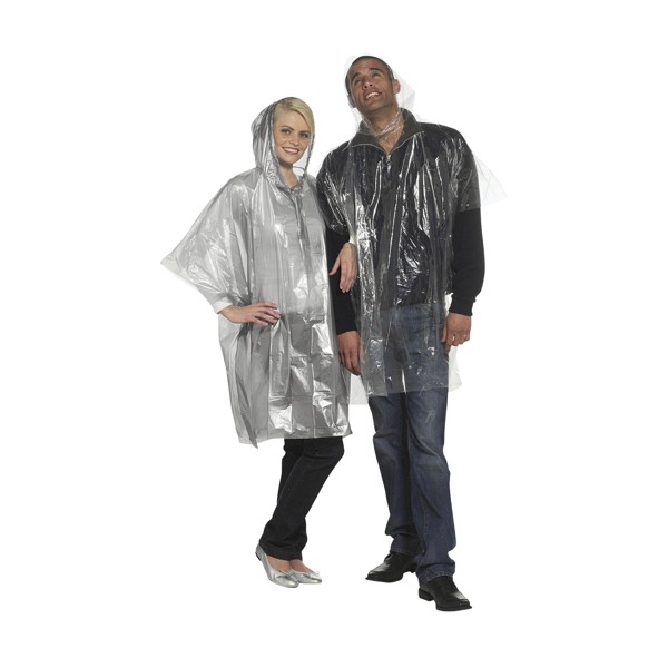 Clear poncho/raincoat - Transparent