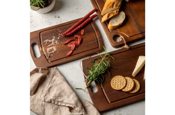 Orrefors Jernverk 2 paquets de planches à découper en bois Acacia